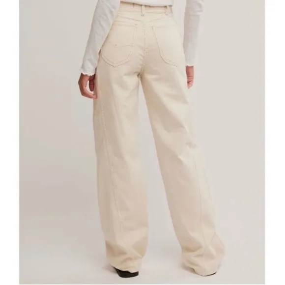 NEW FREE WE THE FREE ASTER STRAIGHT-LEG JEANS Sz 25