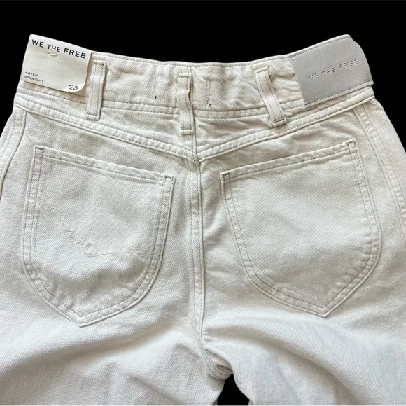 NEW FREE WE THE FREE ASTER STRAIGHT-LEG JEANS Sz 25