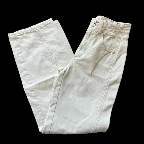 NEW FREE WE THE FREE ASTER STRAIGHT-LEG JEANS Sz 25