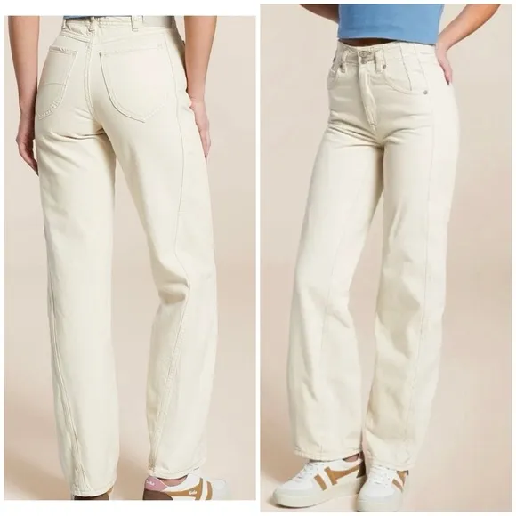 NEW FREE WE THE FREE ASTER STRAIGHT-LEG JEANS Sz 25