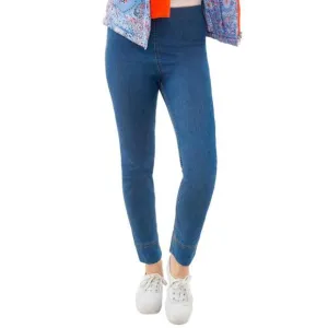NEW GRETCHEN SCOTT gripeless denim pull on pant in light denim