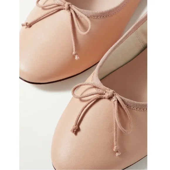 NEW LOEFFLER RANDALL Leonie Lambskin Bow Ballerina Flats in Box size 11 $250