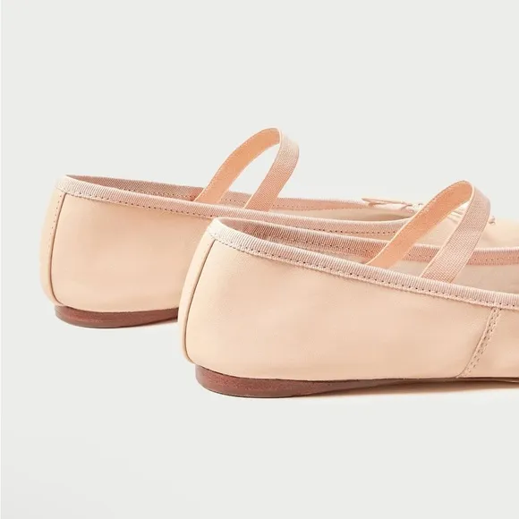 NEW LOEFFLER RANDALL Leonie Lambskin Bow Ballerina Flats in Box size 11 $250