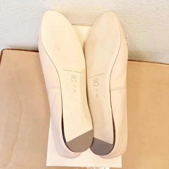NEW LOEFFLER RANDALL Leonie Lambskin Bow Ballerina Flats in Box size 11 $250