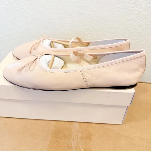 NEW LOEFFLER RANDALL Leonie Lambskin Bow Ballerina Flats in Box size 11 $250