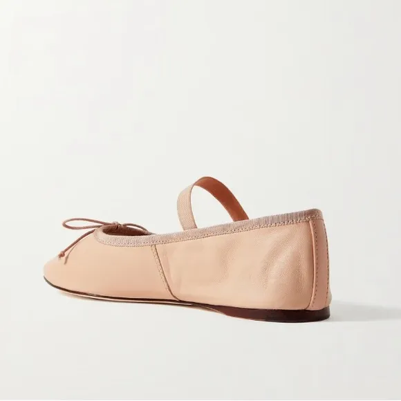 NEW LOEFFLER RANDALL Leonie Lambskin Bow Ballerina Flats in Box size 11 $250