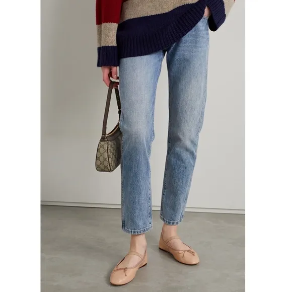 NEW LOEFFLER RANDALL Leonie Lambskin Bow Ballerina Flats in Box size 11 $250