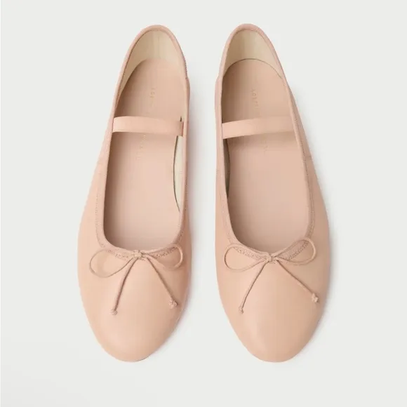 NEW LOEFFLER RANDALL Leonie Lambskin Bow Ballerina Flats in Box size 11 $250