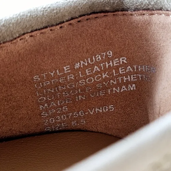 New! Madewell The Greta Ballet Woven Leather Suede Flat in Washed Olive