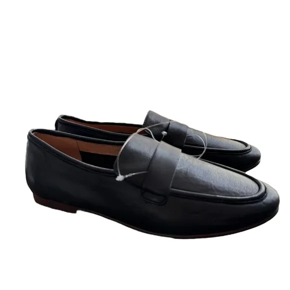 New! Madewell The Lacey Leather Black Loafer