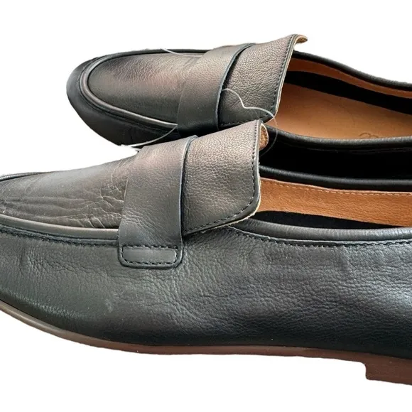 New! Madewell The Lacey Leather Black Loafer