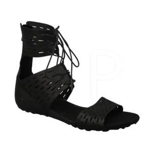 NEW Nike Flat lace up Sandal Sneaker Black Artemisia 10