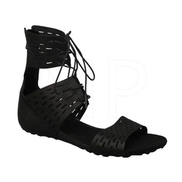 NEW Nike Flat lace up Sandal Sneaker Black Artemisia 10