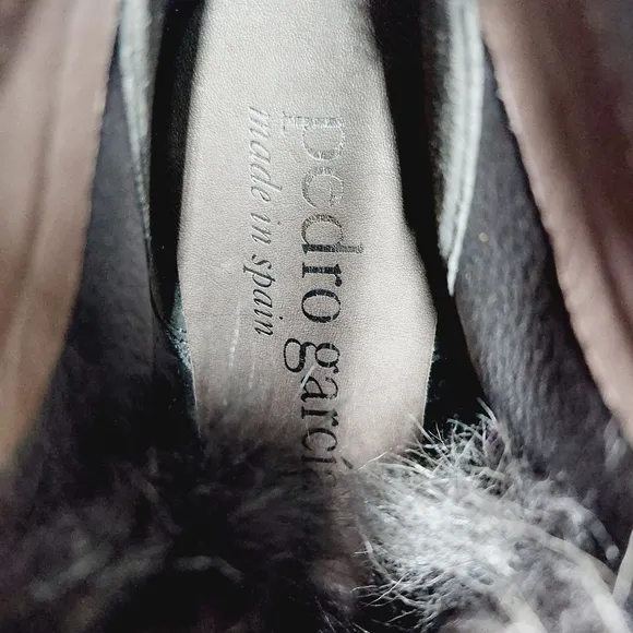NEW Pedro Garcia Wilmette Brown Leather Furry and Suede Booties H660