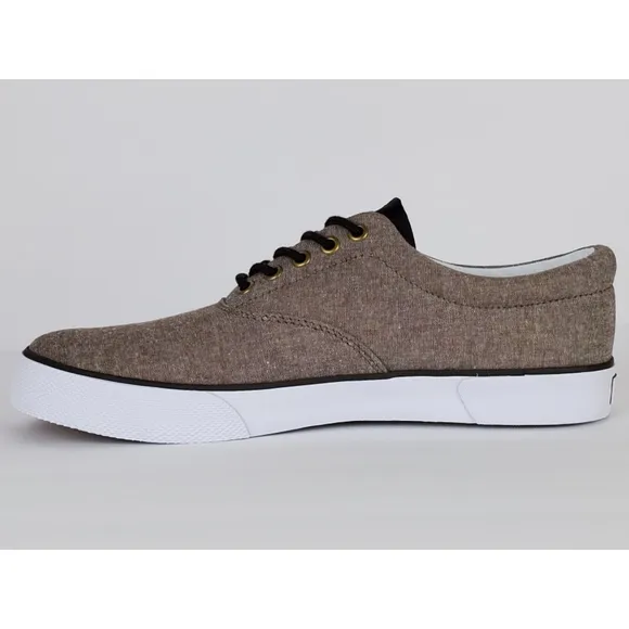 New Polo ralph lauren forestmont canvas shoes sneakers tan chambray preppy