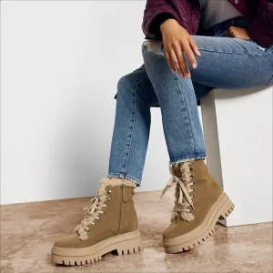 NEW Sam Edelman Women's Kyler 2 Lace Up Cold Weather Combat Boots Size 7.5