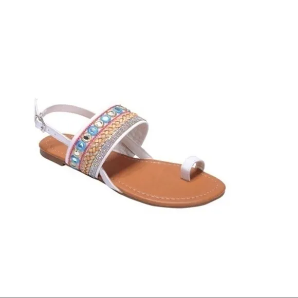 NEW! Sling Back Toe Ring Boho Flats