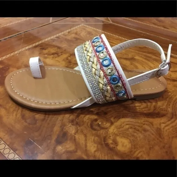 NEW! Sling Back Toe Ring Boho Flats
