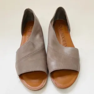 NEW Sole Society (slate gray) cut out sandals PRICE FIRM