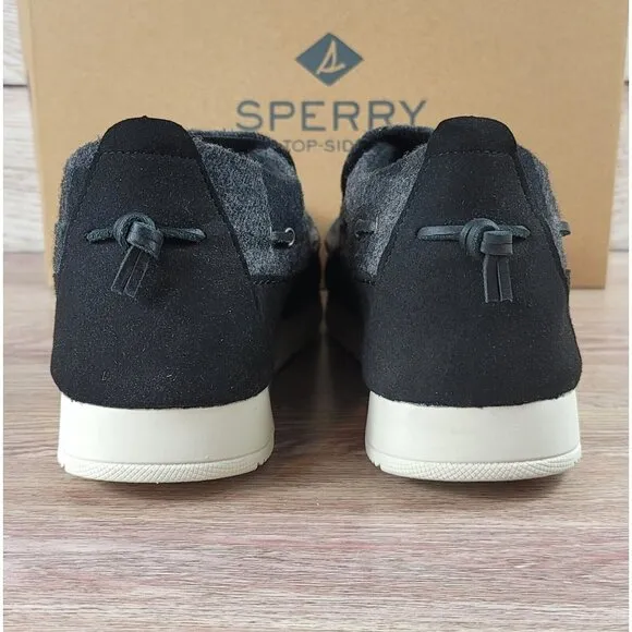 NEW Sperry Wool‎ Buffalo Plaid Loafers Men's Size 9 Slip On Comfort Moc Shoes