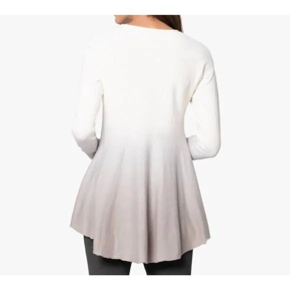 NEW STELLA CARAKASI all you need sweater in ivory/ light gray