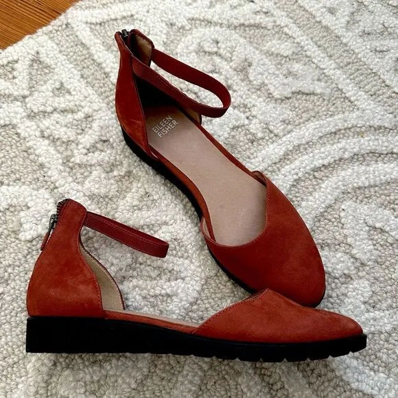 NEW sz 8 Eileen fisher emmet flats