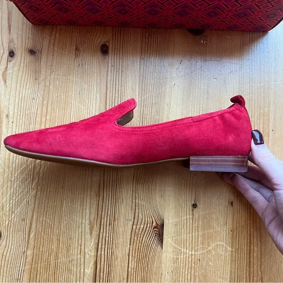 NEW Tory Burch Leigh 15MM Elastic Loafer-Silk SIZE 9