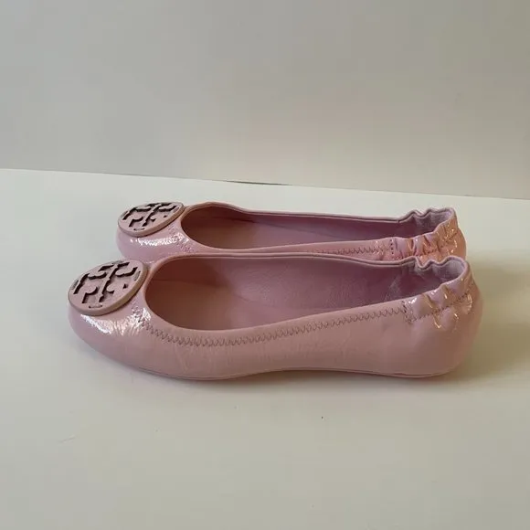 NEW Tory Burch Minnie Travel Ballet Flats ~ Petunia ~ Size 4