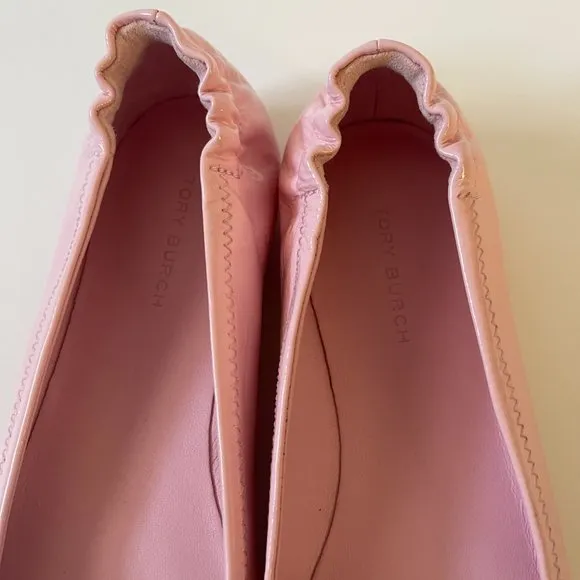 NEW Tory Burch Minnie Travel Ballet Flats ~ Petunia ~ Size 4