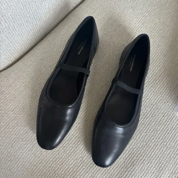 new Vagabond Sibel mary jane flats in black leather strap