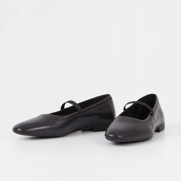 new Vagabond Sibel mary jane flats in black leather strap