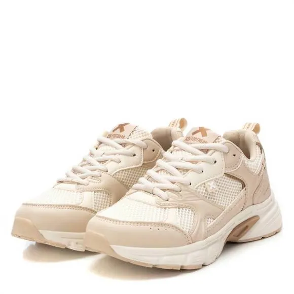 NEW XTI women's trainer sneakers in beige