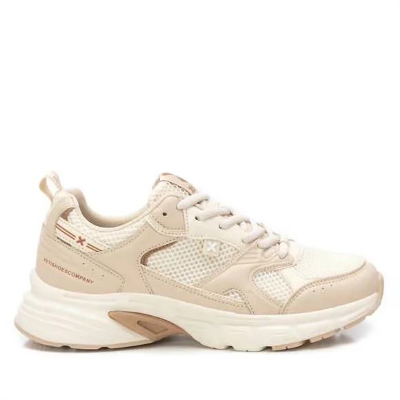 NEW XTI women's trainer sneakers in beige