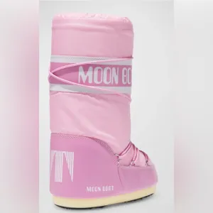 NEW….Moon Boot Pink Winter Boots Insulated Weather-Resistant 9/10.5