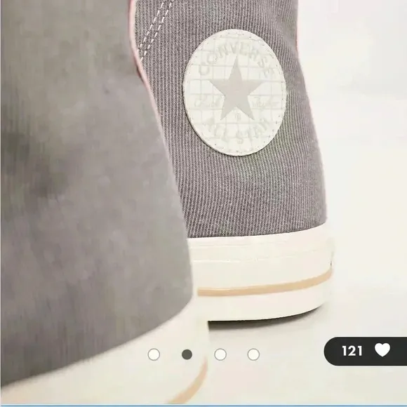 NIB Converse Chuck 70 Sneakers in Gray and Pink Women’s Sz 5.5