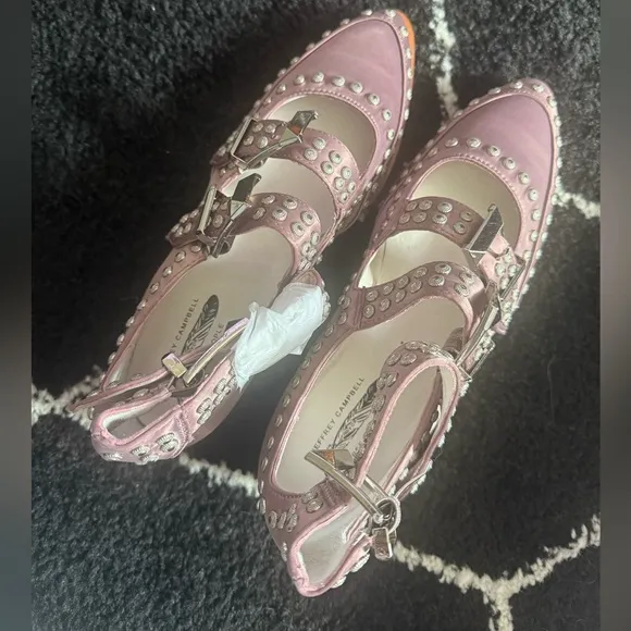 NIB Free People x Jeffrey Campbell Studded Buckle Strap