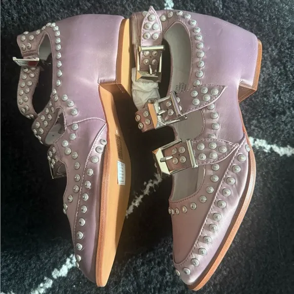 NIB Free People x Jeffrey Campbell Studded Buckle Strap