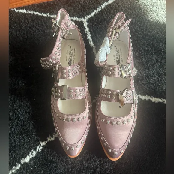 NIB Free People x Jeffrey Campbell Studded Buckle Strap