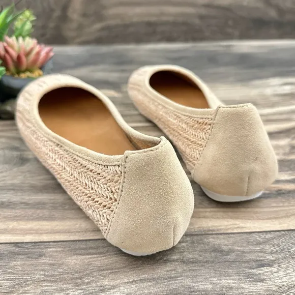 NIB Gentle Souls by Kenneth Cole 8M Eugene Travel Ballet Flats Packable Woven