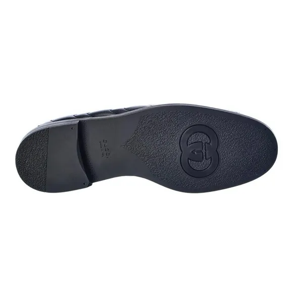 NIB Gucci Black Leather Loafers