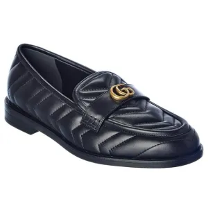NIB Gucci Black Leather Loafers