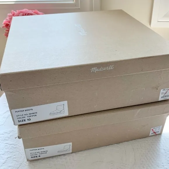 NIB Madewell Toasty Puffer Boot