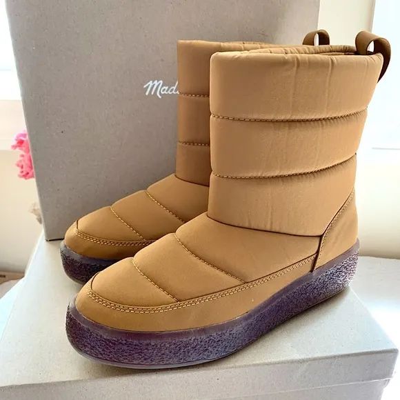 NIB Madewell Toasty Puffer Boot