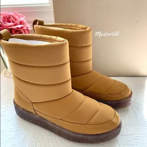NIB Madewell Toasty Puffer Boot