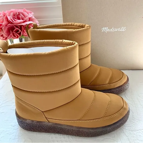 NIB Madewell Toasty Puffer Boot