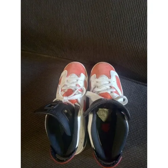Nike Air Jordan 6 Retro &quot;Gatorade&quot; White Orange GS Sz 4.5Y 384665-145