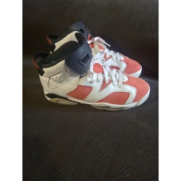Nike Air Jordan 6 Retro &quot;Gatorade&quot; White Orange GS Sz 4.5Y 384665-145