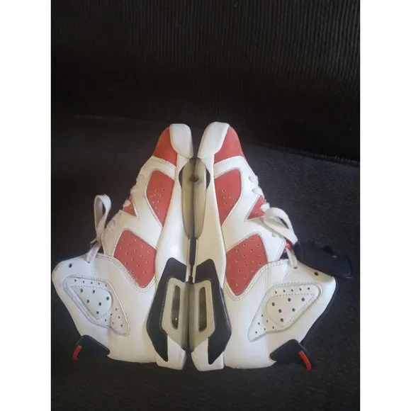 Nike Air Jordan 6 Retro &quot;Gatorade&quot; White Orange GS Sz 4.5Y 384665-145