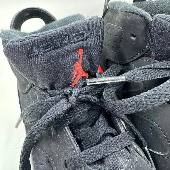 Nike Air Jordan 6 Retro Toddler 8C Black Infrared OG Style Sneaker Unisex