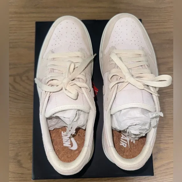 Nike Air Jordan Retro 1 Elevate Low Women Platform Sneaker Coconut Milk
